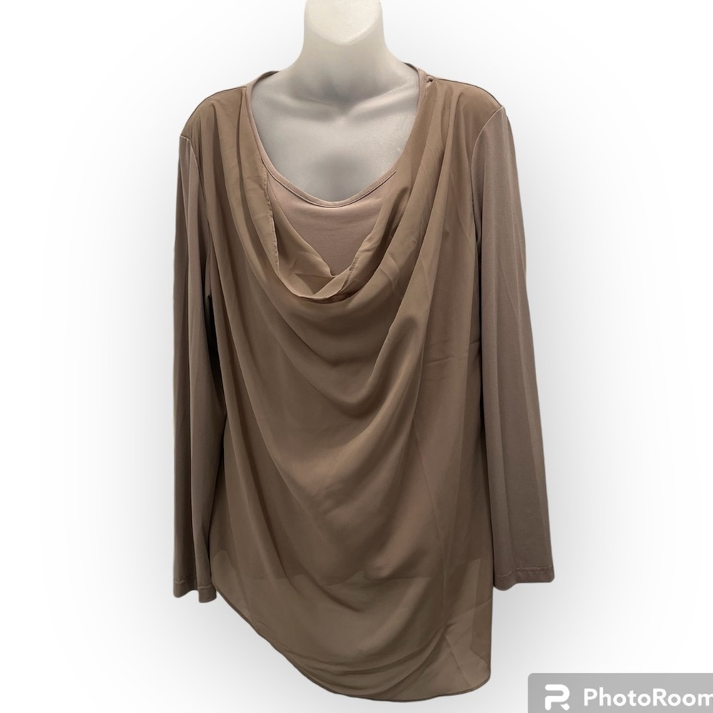 Guillaume taupe blouse size large
